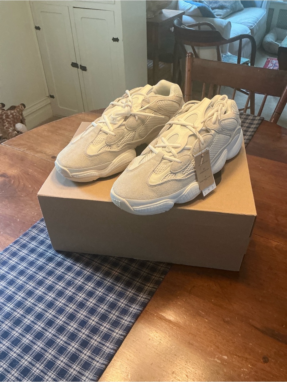 Adidas Yeezy 500 Bone White Sneaker